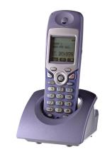 Schnurloses Telefon in der Ladestation